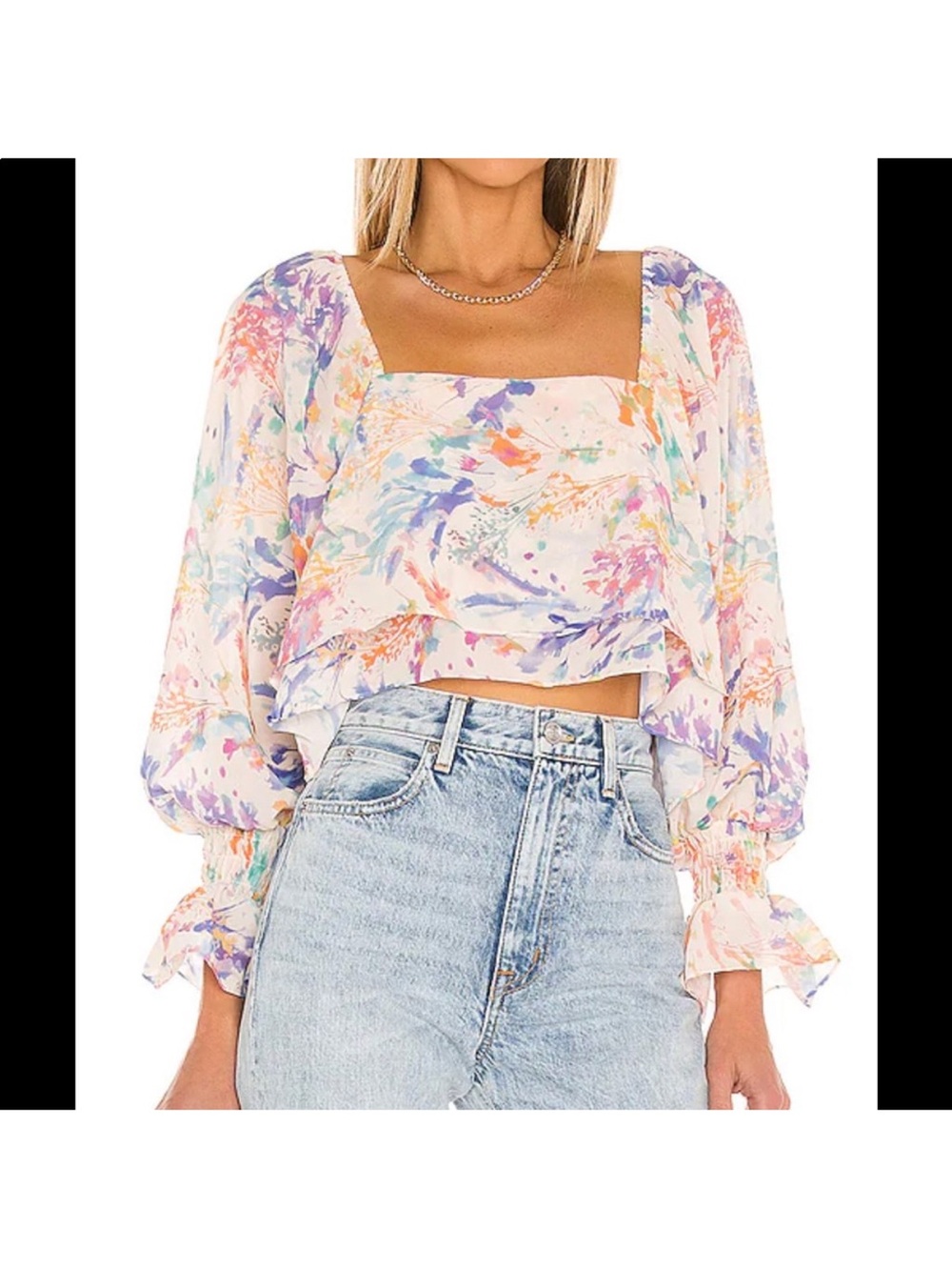 Amanda Uprichard Kade Top in Floressence